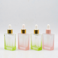 Flacon compte-gouttes en verre pour sérum d'huile essentielle, couleur personnalisée, 30 ml, pour cosmétiques et parfums, vente en gros, OEM/ODM, certifié ISO9001