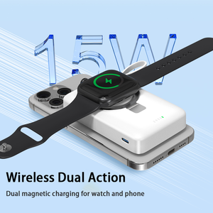 Cargador Inalámbrico Magnético 2 en 1 de 10000 mAh con PD/QC35W, Cable Integrado, Carga Súper Rápida para Múltiples Dispositivos, iPhone y Relojes - Product Image 3