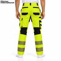 Pantalons de travail de sécurité personnalisés avec poches cargo pour les marques d'uniformes industriels en marque blanche, fourniture OEM