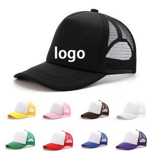 Casquette de camionneur personnalisée en gros, haute qualité, 5 panneaux, vierge, pour adulte, avec logo imprimé numériquement, en maille, décontractée, 100 % polyester - Product Image 4