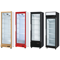 Réfrigérateur commercial à porte unique pour supermarché, chariot de présentation réfrigéré pour fruits et boissons, vitrine réfrigérée