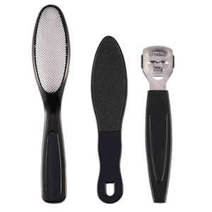 Ensemble de brosses et de râpes à pieds en acier inoxydable double face, pour éliminer les callosités. - Product Image 4
