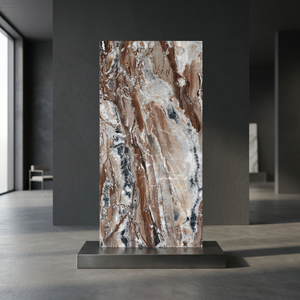 Azulejos de porcelana de alto brillo con aspecto de mármol blanco glamuroso de 80x160 cm, diseño de lujo para pisos y paredes de interiores. - Product Image 1