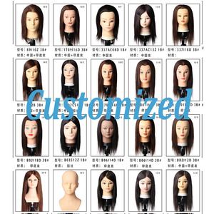 <strong>Hairdresser</strong> Human Hair Manikin Mannequin <strong>Training</strong> <strong>Head</strong> - Product Image 3