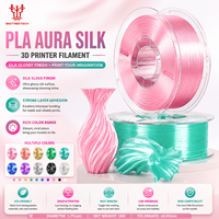 Filamen Transparan BIQU PLA 1.75mm Semi Transparan Bahan Printer 3D 1kg 5/10kg Transmisi Cahaya Dapat Disesuaikan untuk Bambu Lab
