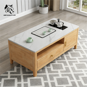 Table basse moderne en bois, design contemporain, meubles de salon, table de café, fabrication chinoise, bon prix, personnalisation possible, grand stock disponible, prête à être expédiée. - Product Image 4