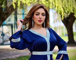 Zifeng OEM Vetements Islamiques Turk musulmano cintura tempestata di diamanti Robe Abaya - Product Image 3