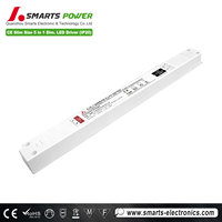 La tension constante 18w 24w 36w a mené l'alimentation d'énergie 12v 24v ca cc hôtel allumant la mini coquille en plastique Triac 0-10v obscurcissant le conducteur mené