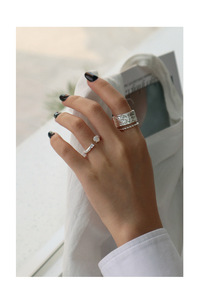Anillo de piedras preciosas de ópalo inteligente de Plata de Ley 925, aros de oro de 18 quilates de lujo, pequeños anillos de joyería fina para mujer, venta al por mayor - Product Image 4
