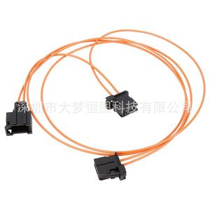 Cable de Fibra Óptica Automotriz 3 en 1 Tipo Y de 90 cm, Naranja, Conector OBD2, Herramienta de Diagnóstico - Product Image 2