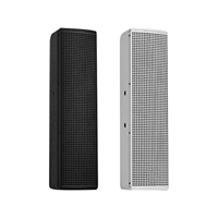 Système de sonorisation professionnel 150W à colonne pour centres de conférence, salles de cours à niveaux et systèmes PA BGM, offrant un son clair et équilibré.