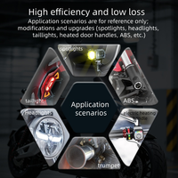 Kewig Convertisseur de Tension Moto 48V-120V 400W 32A Régulateur Abaisseur 12VDC Étanche DC Convertisseur Régulateur de Puissance