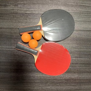 <span class=keywords><strong>Raquette</strong></span> de tennis de table professionnelle pour débutants à mains croisées pour étudiants Double face en caoutchouc inversé Deux raquettes et un ensemble de balles - Product Image 5