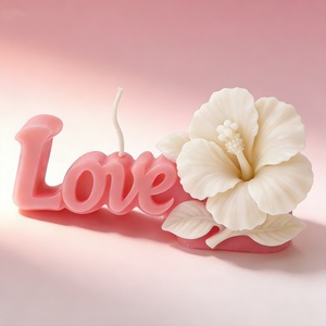 Love Letter Flower <b>Candle</b> <b>Mold</b> Silicone DIY <b>Candle</b> Making Kit Mother's Day Decoration <b>Mold</b> Customizable Shape - Product Image 4