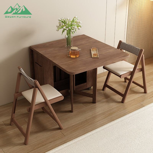 <span class=keywords><strong>Tavolo</strong></span> da Pranzo Pieghevole Wayon <span class=keywords><strong>con</strong></span> Piano Ribaltabile, <span class=keywords><strong>Tavolo</strong></span> da <span class=keywords><strong>Cucina</strong></span> Estensibile per Piccoli Spazi <span class=keywords><strong>con</strong></span> Contenitore - Product Image 3