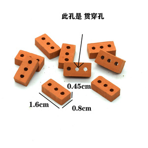 50Pcs 1:16 Bất Mini Gạch Mô Hình DIY Mô Phỏng Gạch Ghép Hình 3D Xây Dựng Khối Vườn Xây Dựng Trẻ Em Giáo Dục Câu Đố Đồ Chơi - Product Image 2