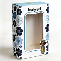 Set Hadiah Boneka Gadis Afrika-Amerika Mewah Ramah Lingkungan yang Menawan |   Kemasan Bunga dengan Logo Kustom untuk Ulang Tahun & Hari Raya