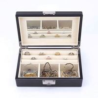 Caja de Música de Madera para Joyas, Caja de Joyería de Madera Vintage, Caja de Joyería de Madera Roja