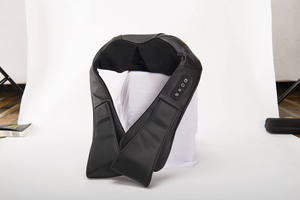 Coussin de massage électrique à pétrissage profond pour le soulagement de la douleur et la relaxation, masseur pour le cou, les épaules et le dos avec chaleur et soutien pour les épaules - Product Image 4