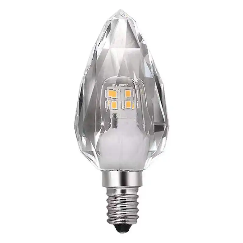 4W E14E12クリスタルLED電球ライト5WE27E26最高品質の調光可能なシャンデリアK5K9クリスタルリビングルーム天井ランプフロアテーブル