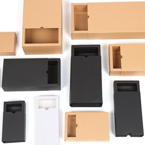 Caja de regalo de Kraft impreso personalizado diapositiva del cajón de Kraft bolsas de té caja de embalaje de papel - Product Image 5