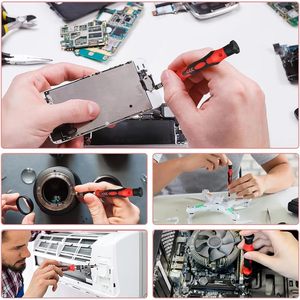 Jeu de tournevis en acier de précision de 124 pièces, 101 embouts, OEM disponible, pointe magnétique pour la réparation d'ordinateurs/portables, haute qualité - Product Image 5