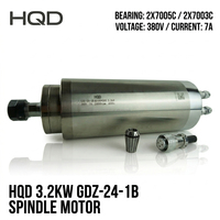Moteur de broche CNC JLE HQD 3,2 kW : Moteur de broche CNC économique pour routeur DIY et moteur de broche pour tour