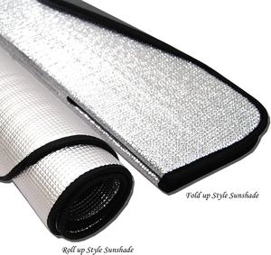 Accesorios del interior del coche parabrisas sombra ajuste personalizado rollo de parabrisas de coche sol sombra protector de plata sombrilla parasol - Product Image 3