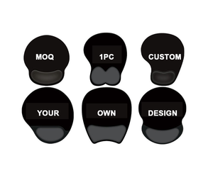 Premium bellek köpük bilek dinlenme Mouse Pad kaymaz PU taban yüksek performans fabrika doğrudan Mous ped - Product Image 4