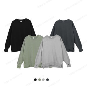 Streetwear surdimensionné pull à col rond manches Ninja lourdes gants sans doigts Hip Hop pull ample manteau à capuche Streetwear - Product Image 6