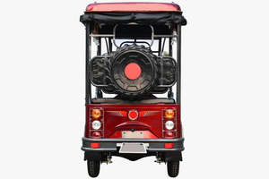 <span class=keywords><strong>Tricycle</strong></span> électrique motorisé <span class=keywords><strong>d</strong></span>'<span class=keywords><strong>occasion</strong></span> pour adultes F6 / e-rickshaw avec 4 sièges passagers, carrosserie ouverte, grand pare-brise - Product Image 4