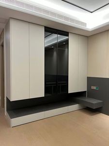 Armoire de rangement moderne d'usine armoire individuelle mobilier de chambre à coucher armoire personnalisée haute brillance - Product Image 4