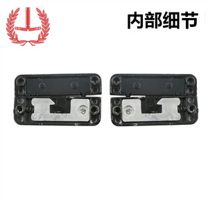 Buckle <b>Push</b> Button Lock For Bags Wooden Boxes Wine Box Security Metal Accessory Bronze Black <b>Light</b> Black White - Product Image 4