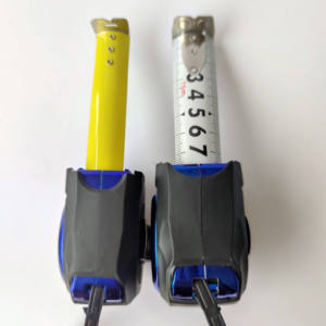 KEMING Ruban à mesurer rétractable traditionnel populaire en acier, système métrique et impérial, règle en plastique pour les entrepreneurs, mesure <span class=keywords><strong>de</strong></span> distance - Product Image 5