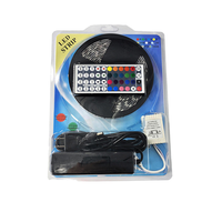 DC 5V conectividad USB 16 colores RGB SMD 2835 tira de luz LED cuerpo de PVC 5M impermeable Smart Strip Kits para iluminación decorativa