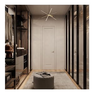 Muebles Modulares de Fábrica, Dormitorio, Madera Maciza de Palisandro, Armario Clásico, Guardarropa para Ropa con Espejo - Product Image 3