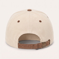 Casquette de baseball personnalisée à 5 panneaux en velours côtelé bicolore brodée, casquette de camionneur de haute qualité, casquettes de sport, casquettes A-Frame