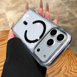 Coque de téléphone magnétique transparente de haute qualité pour iPhone 17 16 15 14 Pro Max, en TPU souple, antichoc, protection arrière - Product Image 4