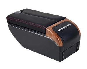 กล่องเก็บของที่พักแขนคอนโซลกลางสีไม้,กล่องเก็บของดีไซน์ใหม่สำหรับ Honda <span class=keywords><strong>Brv</strong></span>/brio/mobilio ปี<span class=keywords><strong>2020</strong></span> - Product Image 1