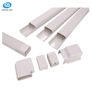Kit de couverture décorative pour conduites de <span class=keywords><strong>climatisation</strong></span> et CVC en PVC, 3-6 pouces, avec résistance aux UV - Product Image 1