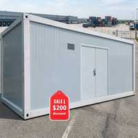 Maison Conteneur Modulaire Préfabriquée Personnalisée, Portable, pour Bureau de Chantier, Camping, Habitation, 20ft 40ft, Installation Rapide