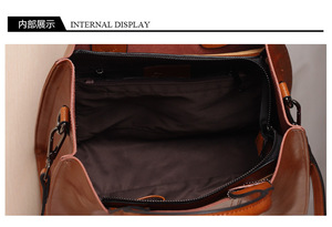 Bolso de Mano de Cuero Genuino de Primera Calidad, Diseño Clásico con Doble Solapa, Bolsos de Mensajero de Lujo para Mujer - Product Image 6