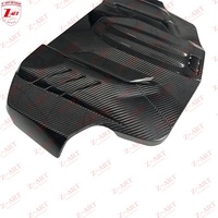 Couvercle de moteur en fibre de carbone sec M5 Z-ART pour BMW M6 2011-2018 Capuchon de moteur en fibre de carbone sec pour BMW S63 Couvercle de compartiment moteur 2012-2017