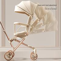 Poussette compacte pliable et portable pour bébé, roues en EVA, cadre en acier à haute teneur en carbone, capacité de charge de 20 kg, nouveau-nés, enfants (0-3 ans), facile