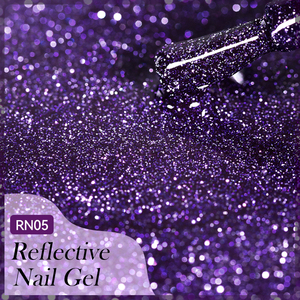 LILYCUTE Esmalte de Gel Holográfico Reflectante Fino de 7ml, Brilla en la Oscuridad, OEM, Ultra Brillante, con Destellos, para Arte de Uñas - Product Image 3