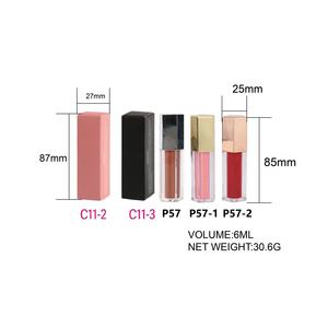 ผู้ขายลิปสติกเคลือบมังสวิรัติโลโก้ที่กําหนดเองลิปสติกลิปกลอสห้าเหลี่ยมลิปกลอสมัน - Product Image 3