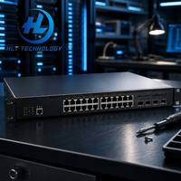 Switch 310S-24P4J de Alta Velocidad, 24 Puertos Gigabit PoE+ Administrado, con 4x 2.5G SFP Uplinks, Presupuesto de Energía de 400W, Nuevo y Original