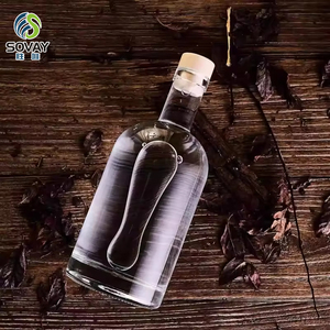 Tùy Chỉnh Frosted Trong Suốt Matte Chai 100Ml 200Ml 375Ml 500Ml 750Ml Frosted Tinh Thần Rượu <span class=keywords><strong>Vodka</strong></span> Thủy Tinh Chai Rượu - Product Image 1