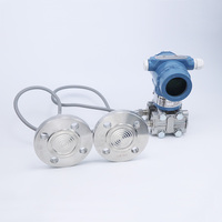 DWEL 3051 Transmetteur de niveau de pression différentielle à double bride 4-20mA 0-10V RS485 Capteurs de niveau de liquide pour réacteur de réservoir