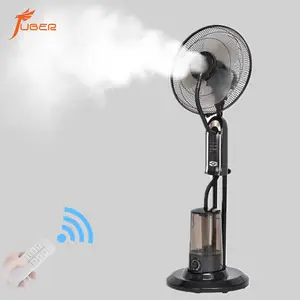 16 Inch Wholesales Remote Control Electric Fan Stand Floor Humidifier Air Cooling Indoor Standing Spray Water Mist Fan
